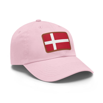 Denmark Leather Patch Hat