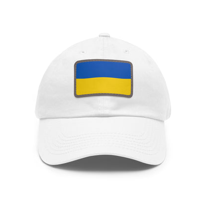 Ukraine Leather Patch Hat