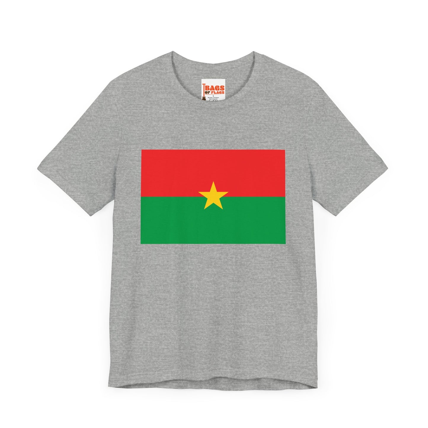 Burkina Faso Flag on T-shirt