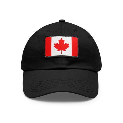 Canada Leather Patch Hat