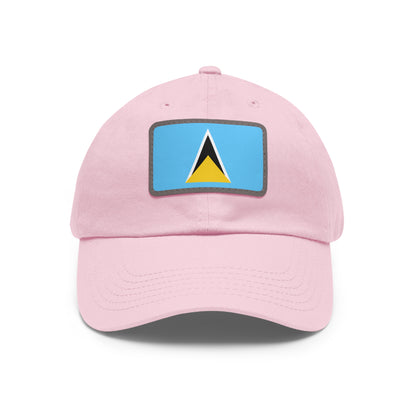 Saint Lucia Leather Patch Hat