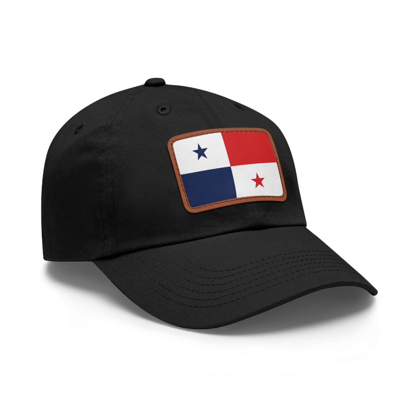 Panama Leather Patch Hat