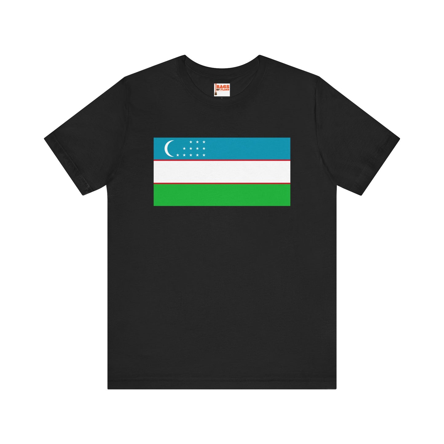 Uzbekistan Flag on T-shirt