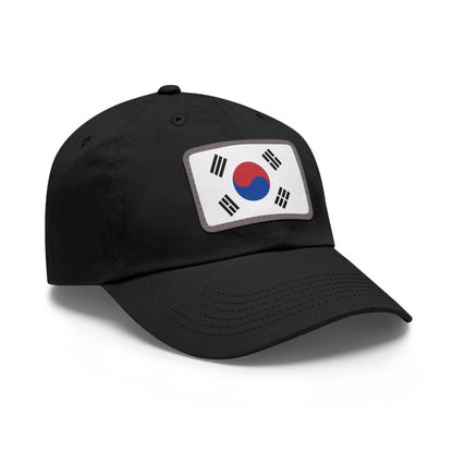 South Korea Leather Patch Hat