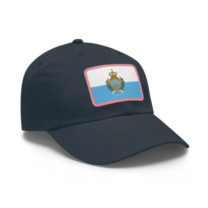 San Marino Leather Patch Hat