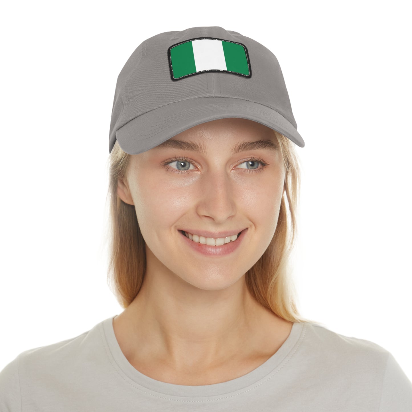 Nigeria Leather Patch Hat