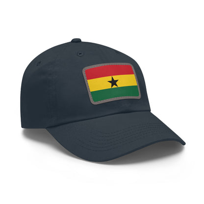 Ghana Leather Patch Hat
