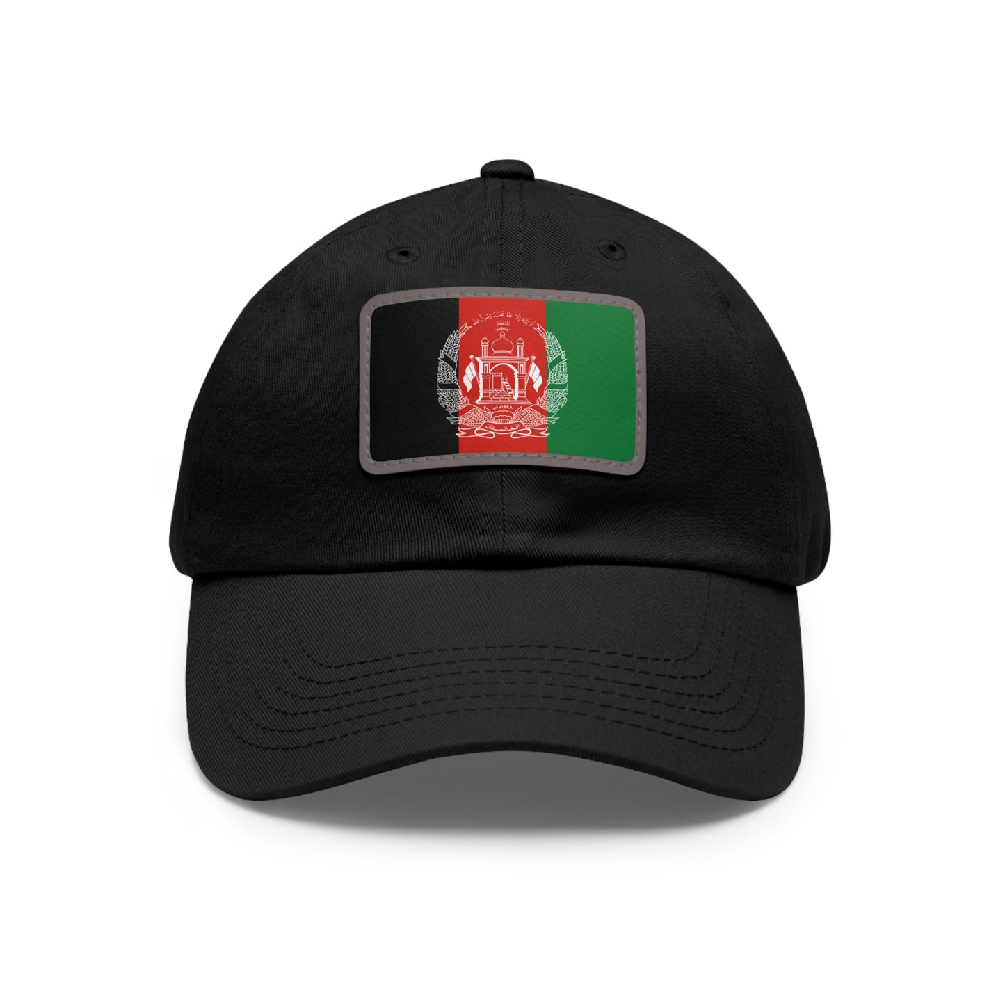 Afghanistan Leather Patch Hat