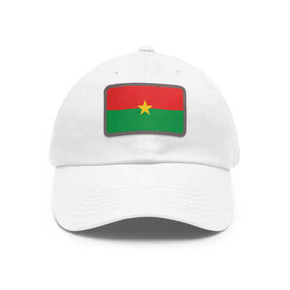 Burkina Faso Leather Patch Hat