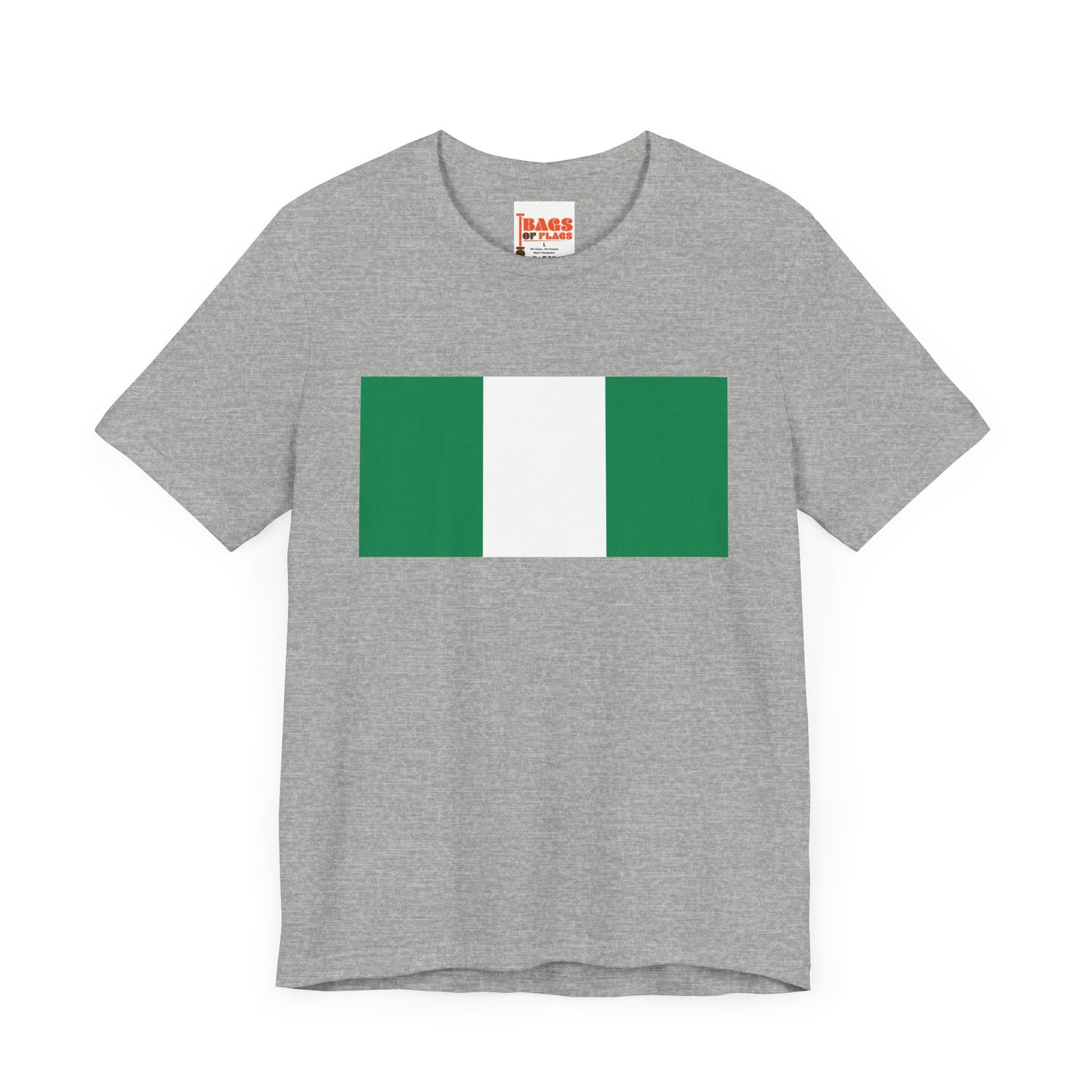 Nigeria Flag on T-shirt