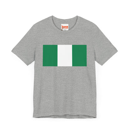 Nigeria Flag on T-shirt