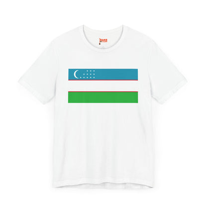 Uzbekistan Flag on T-shirt
