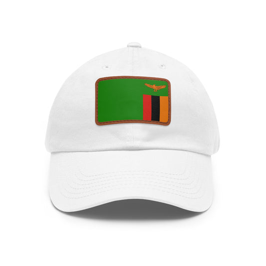 Zambia Leather Patch Hat