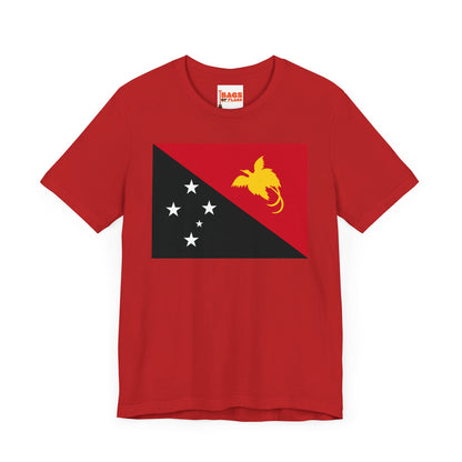 Papua New Guinea Flag on T-shirt