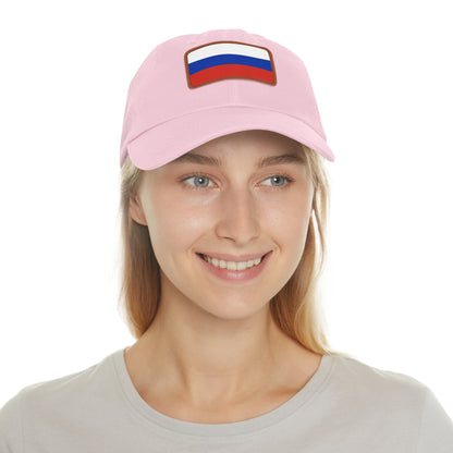 Russia Leather Patch Hat