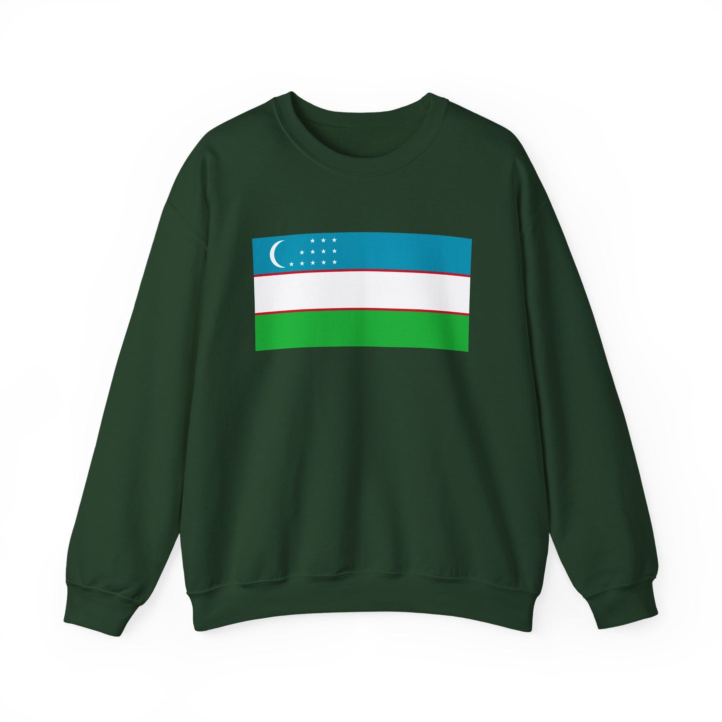 Uzbekistan Flag Sweatshirt