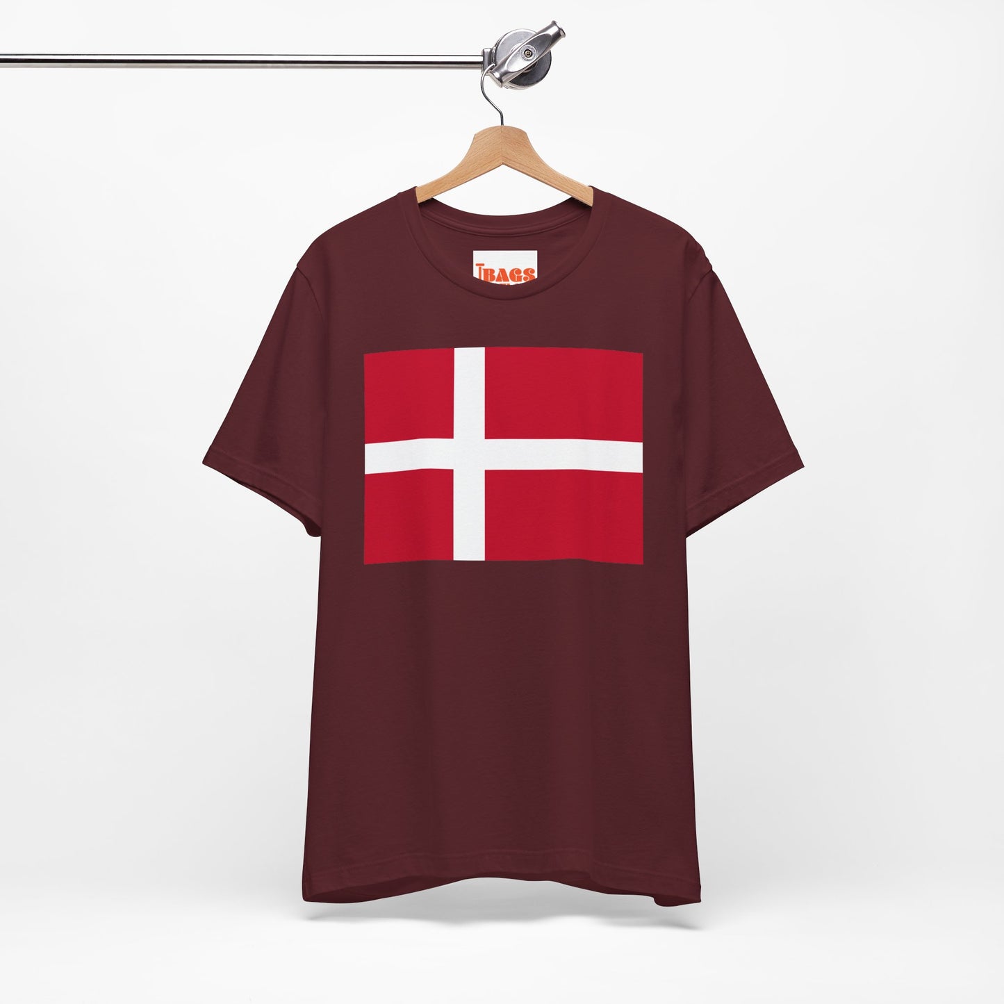 Denmark Flag on T-shirt