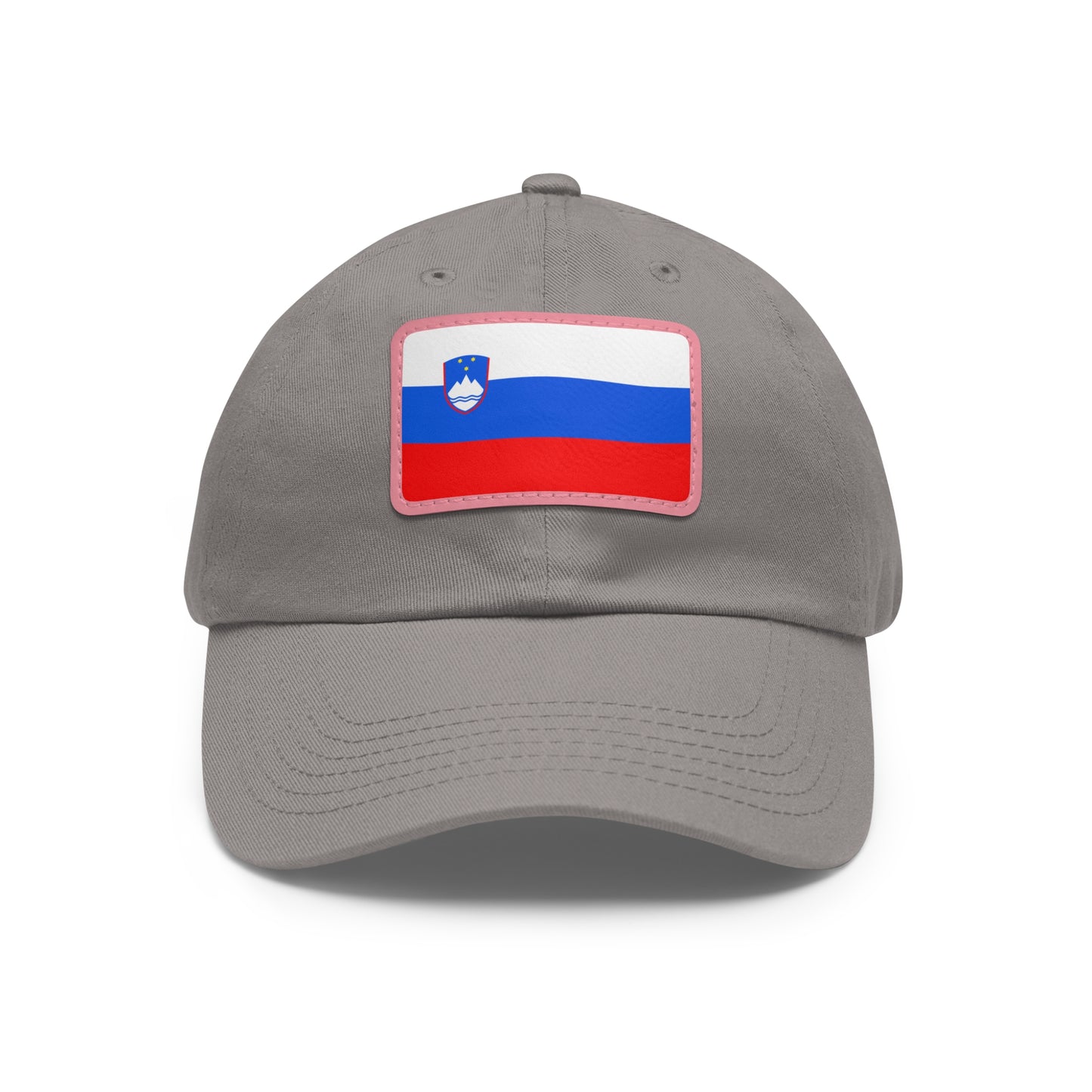 Slovenia Leather Patch Hat