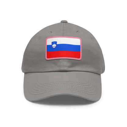 Slovenia Leather Patch Hat