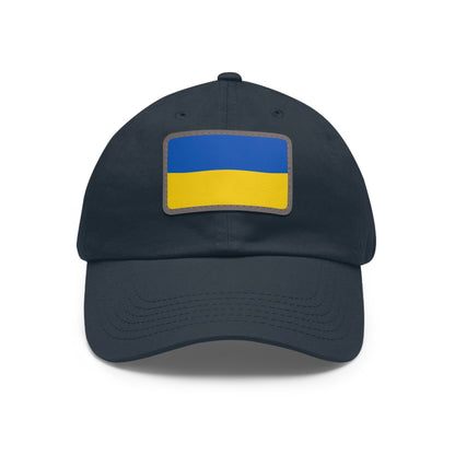 Ukraine Leather Patch Hat