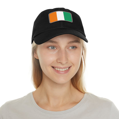 Côte d’Ivoire Leather Patch Hat
