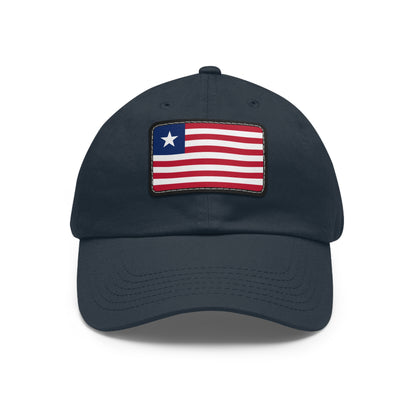 Liberia Leather Patch Hat