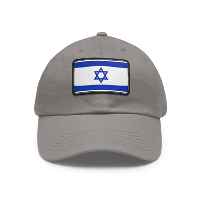 Israel Leather Patch Hat