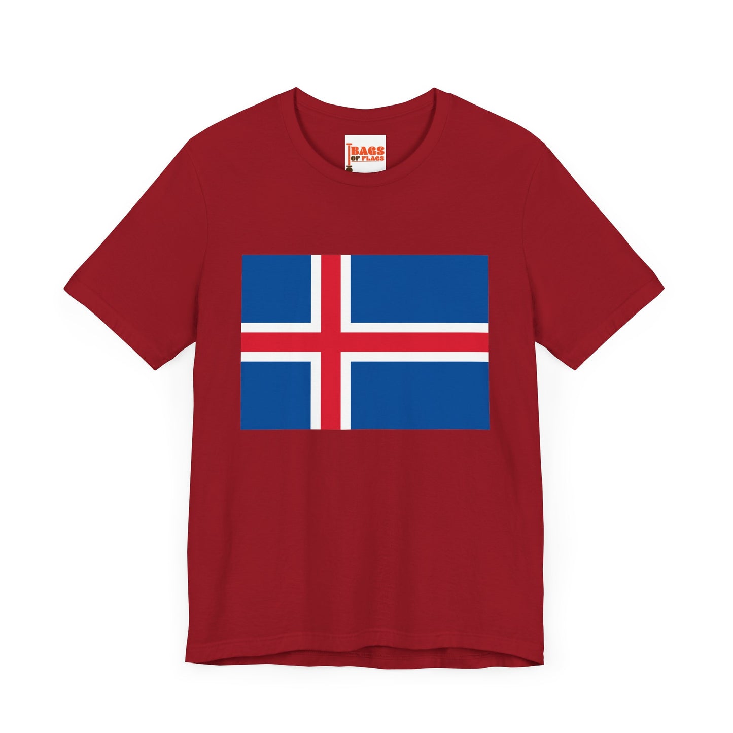 Iceland Flag on T-shirt