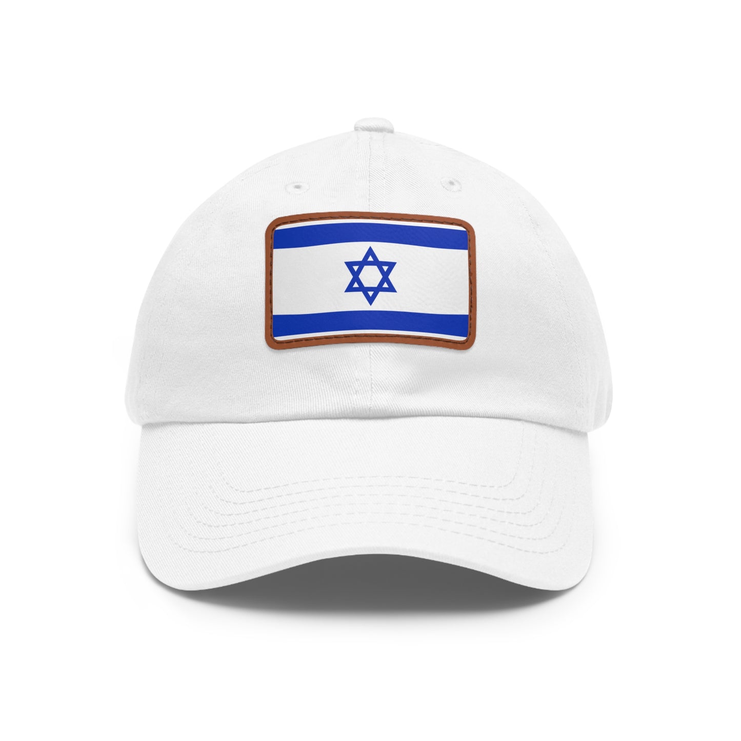 Israel Leather Patch Hat