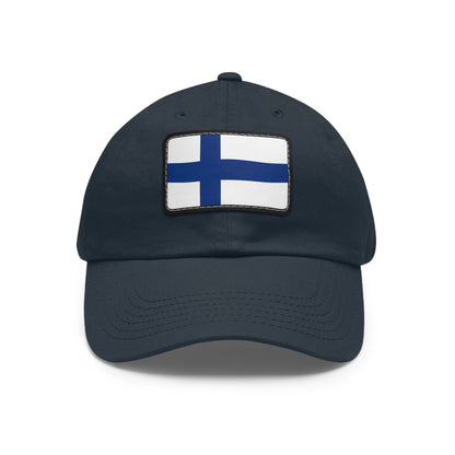 Finland Leather Patch Hat