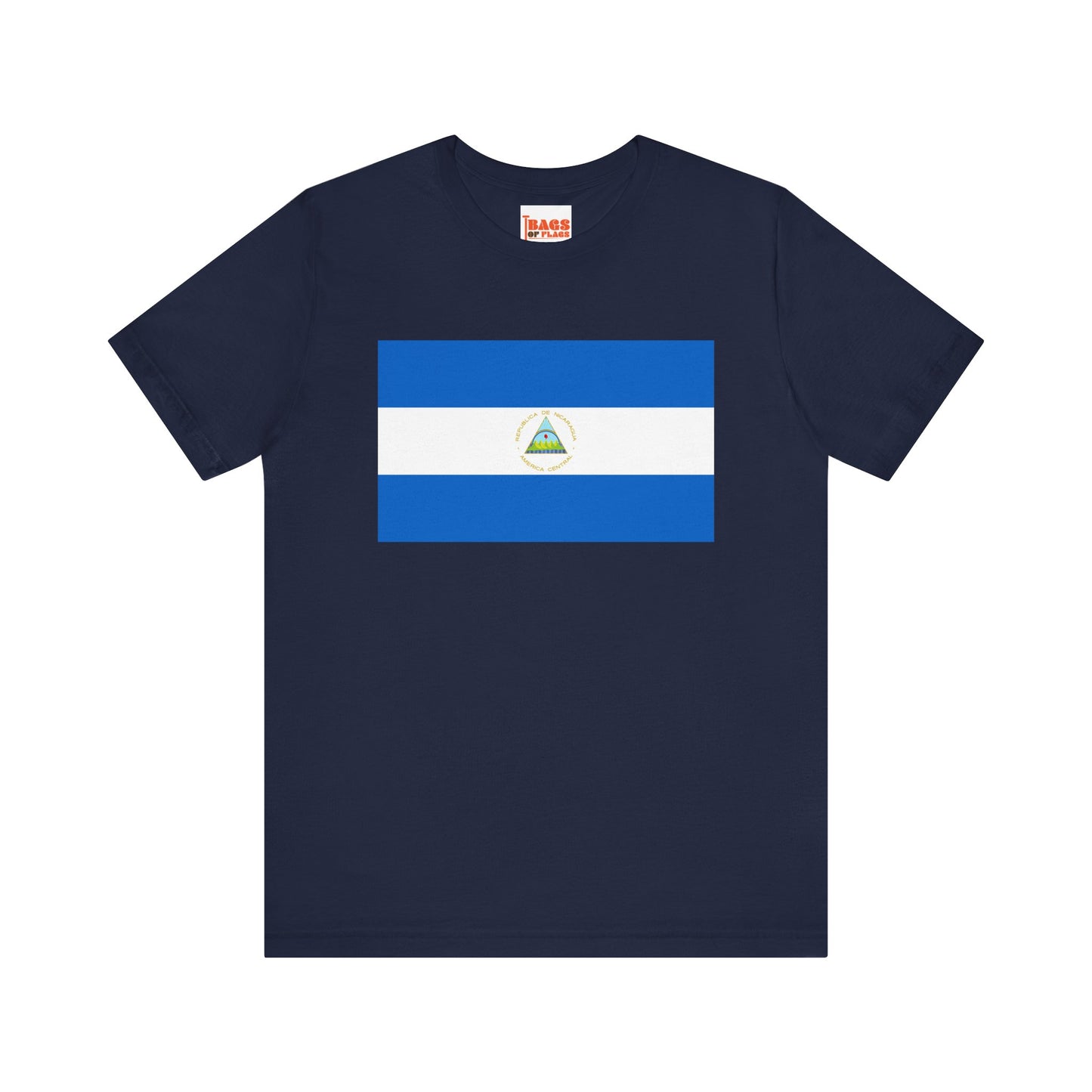 Nicaragua Flag on T-shirt