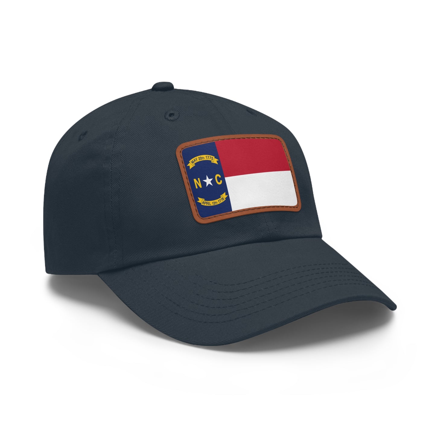 North Carolina Leather Patch Hat