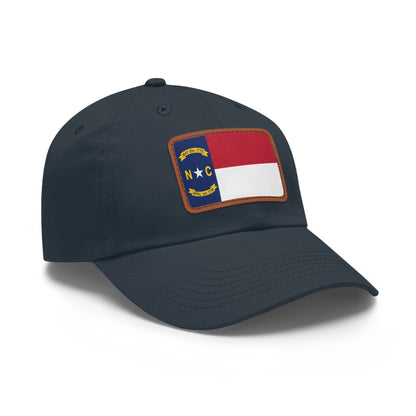 North Carolina Leather Patch Hat