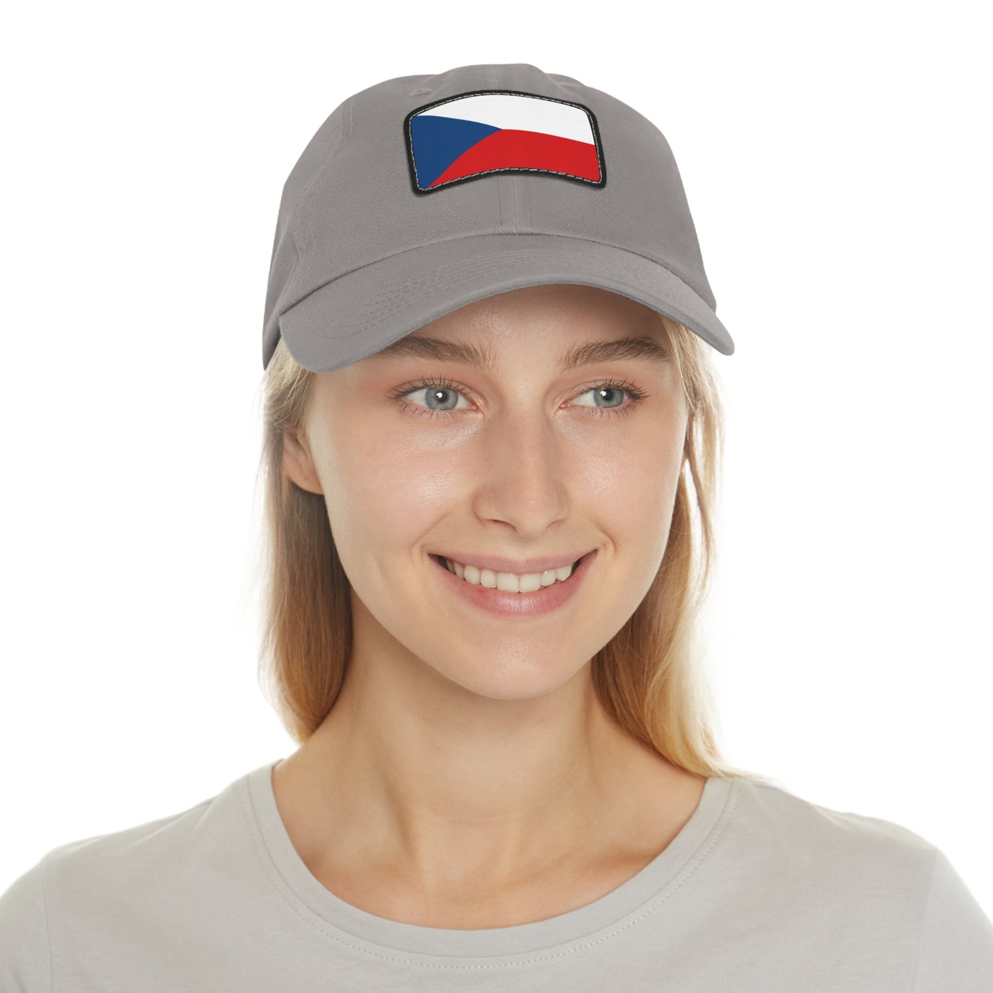 Czech Republic Leather Patch Hat