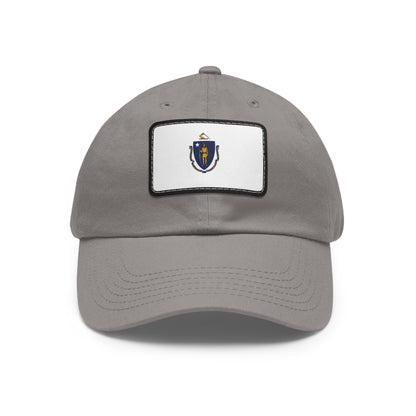 Massachusetts Leather Patch Hat