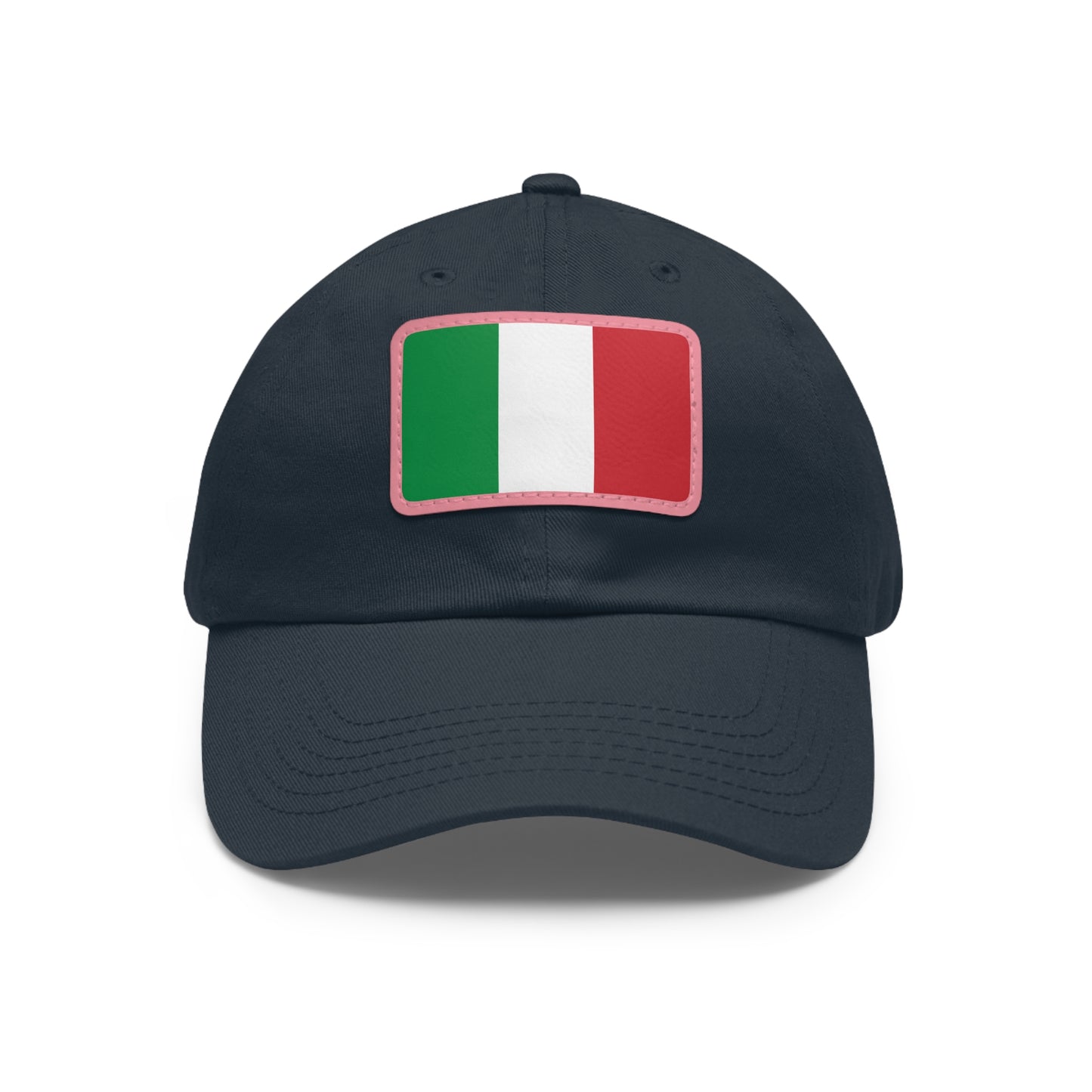 Italy Leather Patch Hat