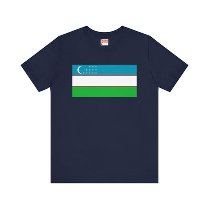 Uzbekistan Flag on T-shirt