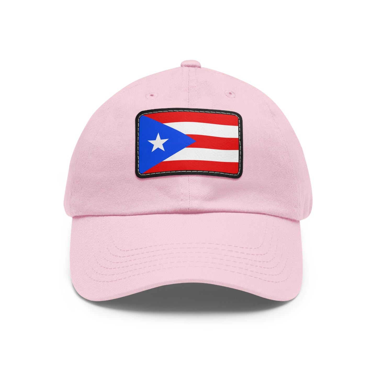 Puerto Rico Leather Patch Hat