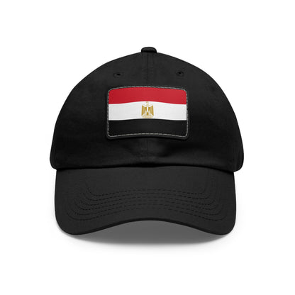 Egypt Leather Patch Hat