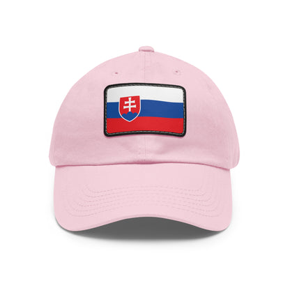 Slovakia Leather Patch Hat