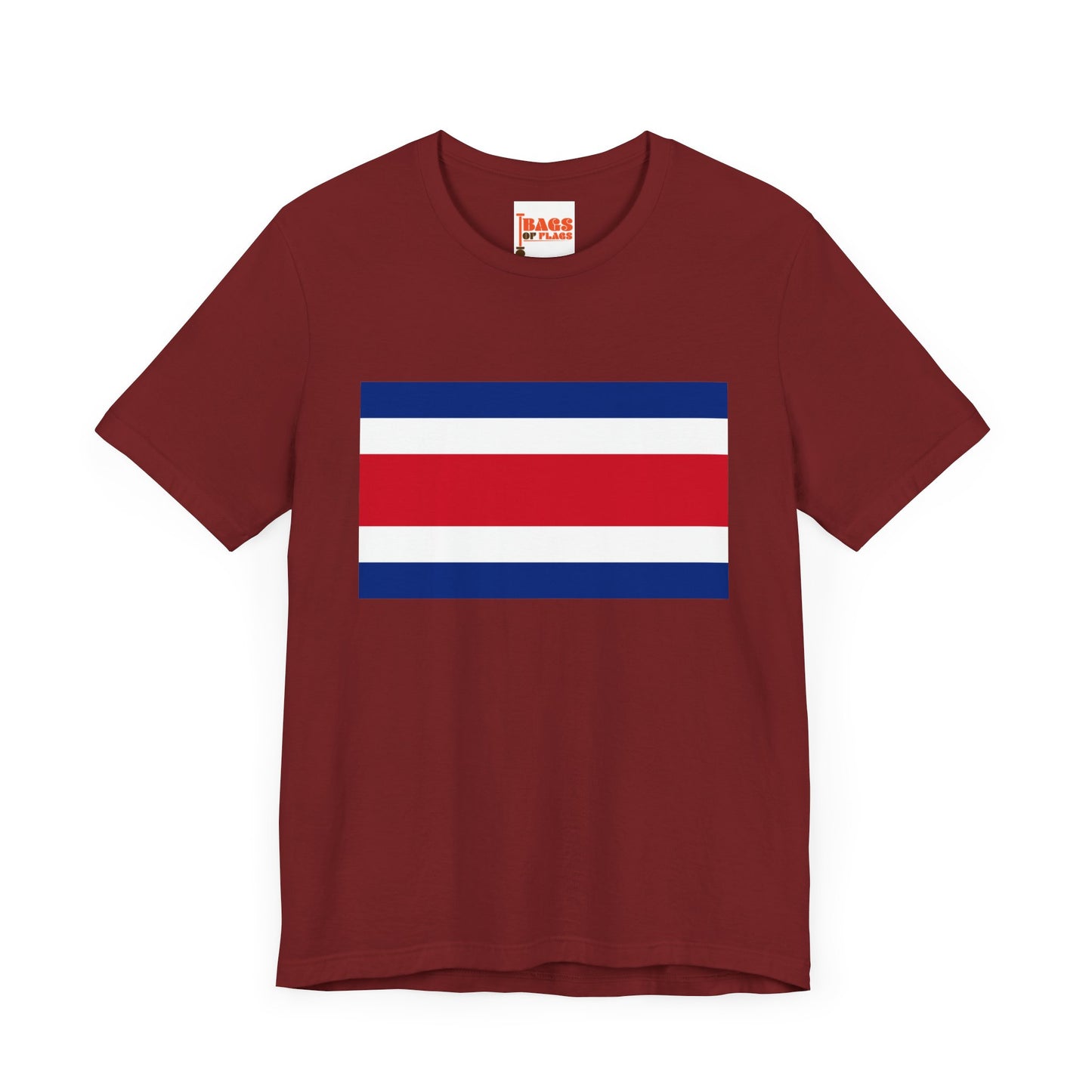 Costa Rica Flag on T-shirt