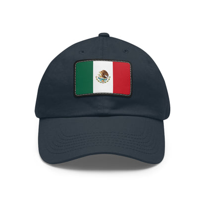Mexico Leather Patch Hat