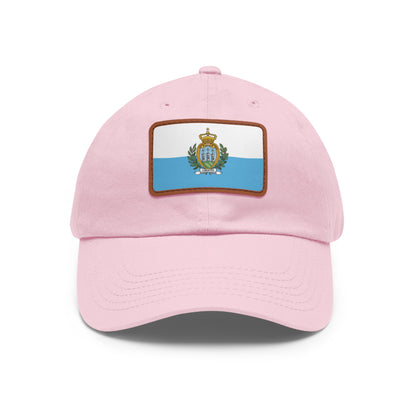 San Marino Leather Patch Hat