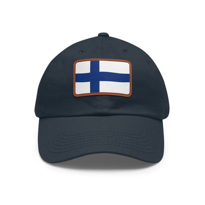 Finland Leather Patch Hat