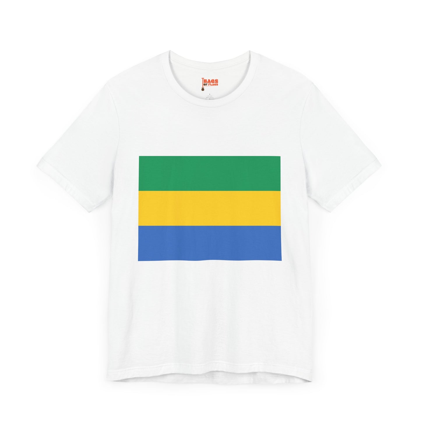 Gabon Flag on T-shirt