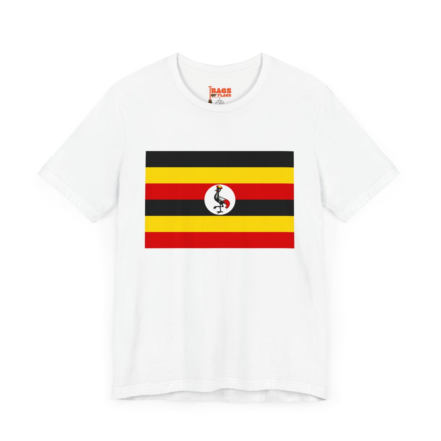 Uganda Flag on T-shirt