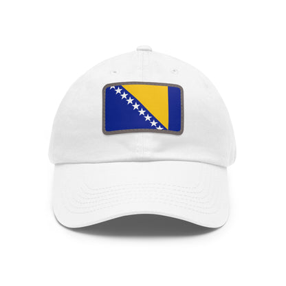 Bosnia and Herzegovina Leather Patch Hat