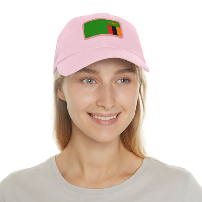 Zambia Leather Patch Hat