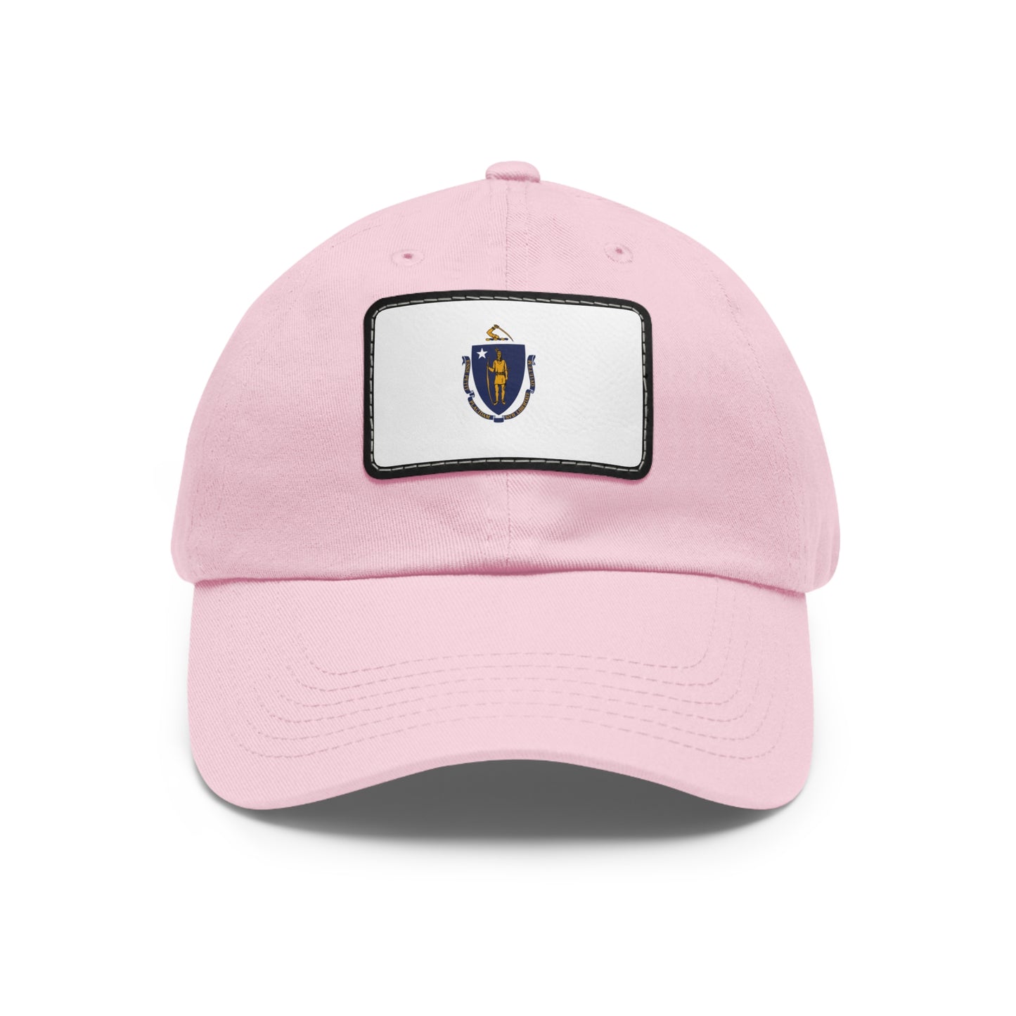 Massachusetts Leather Patch Hat