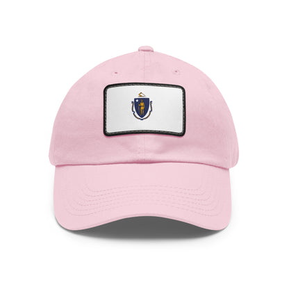 Massachusetts Leather Patch Hat